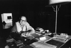 Pierre Kast en visite à la Villa